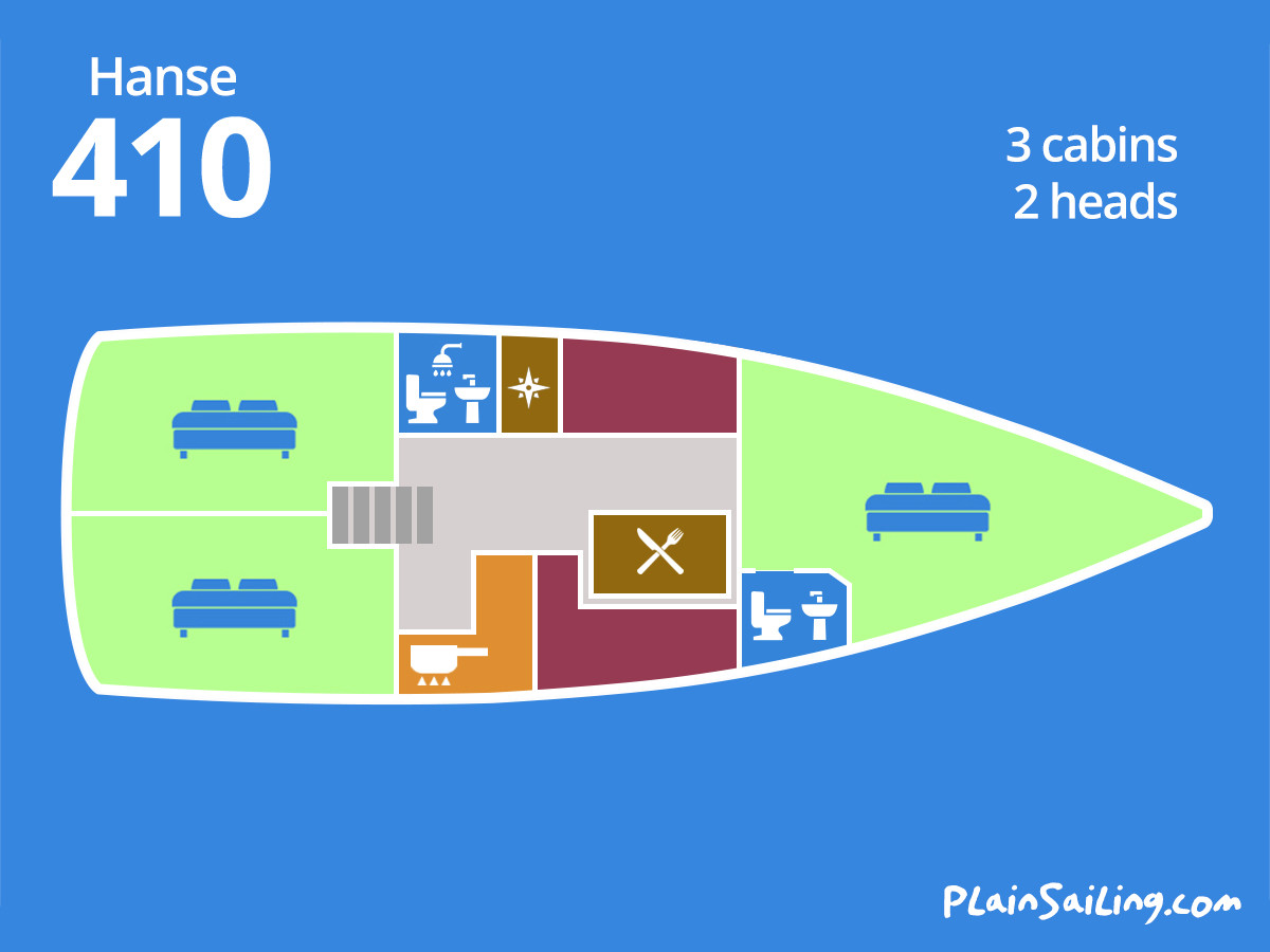 Floor Image of Hanse 410